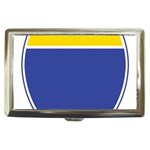 BLUE GOLD INTERSTATE lg Cigarette Money Case
