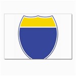 BLUE GOLD INTERSTATE lg Postcards 5  x 7  (Pkg of 10)