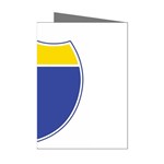 BLUE GOLD INTERSTATE lg Mini Greeting Cards (Pkg of 8)