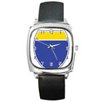 BLUE GOLD INTERSTATE lg Square Metal Watch