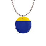 BLUE GOLD INTERSTATE lg 1  Button Necklace