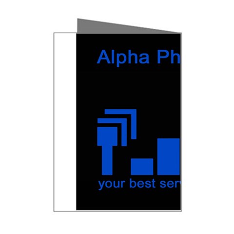 APO cell Mini Greeting Card from ArtsNow.com Right
