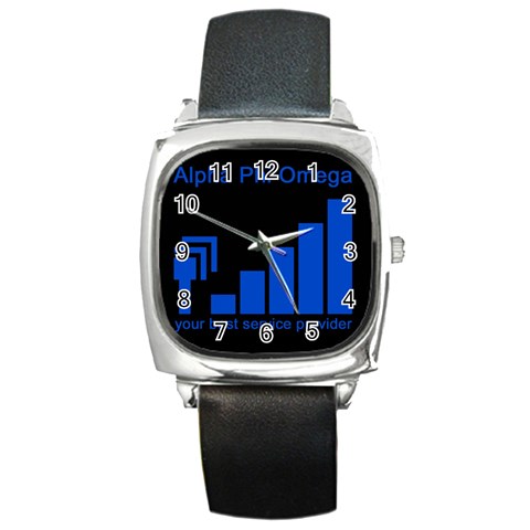 APO cell Square Metal Watch from ArtsNow.com Front