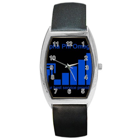 APO cell Barrel Style Metal Watch from ArtsNow.com Front