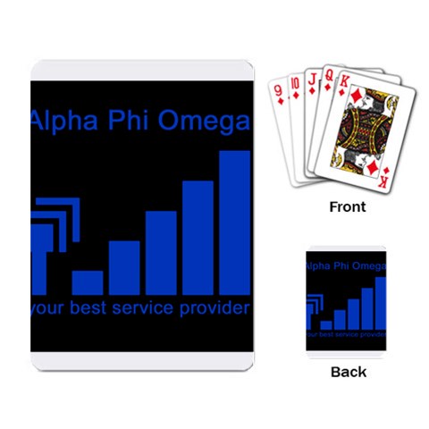 APO cell Playing Cards Single Design from ArtsNow.com Back