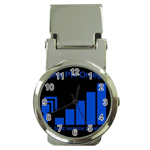 APO cell Money Clip Watch from ArtsNow.com Front