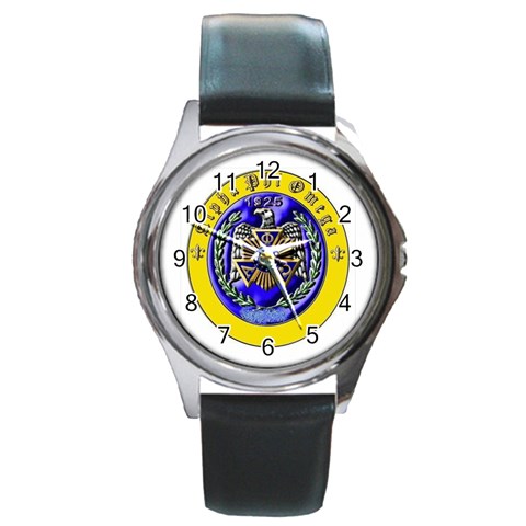 apo Round Metal Watch from ArtsNow.com Front