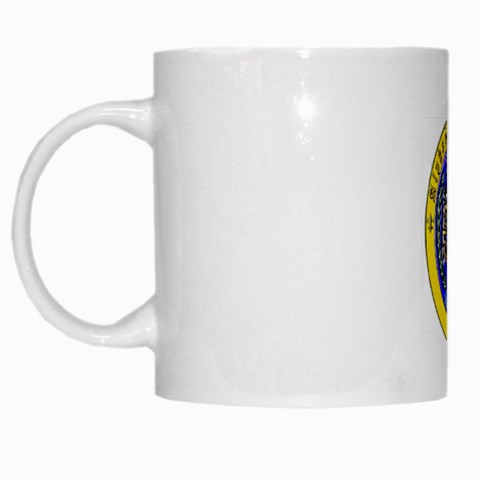 apo White Mug from ArtsNow.com Left