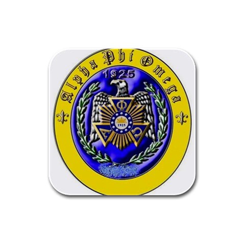apo Rubber Square Coaster (4 pack) from ArtsNow.com Front