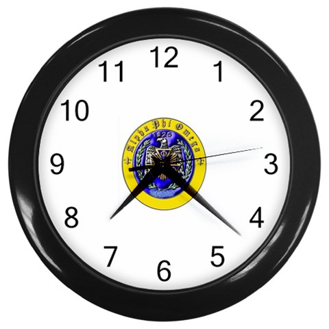 apo Wall Clock (Black) from ArtsNow.com Front