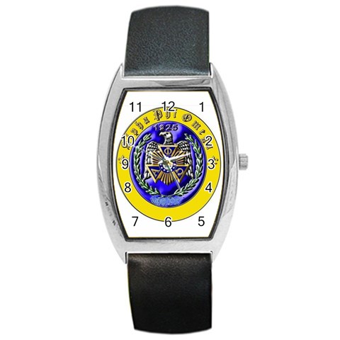 apo Barrel Style Metal Watch from ArtsNow.com Front