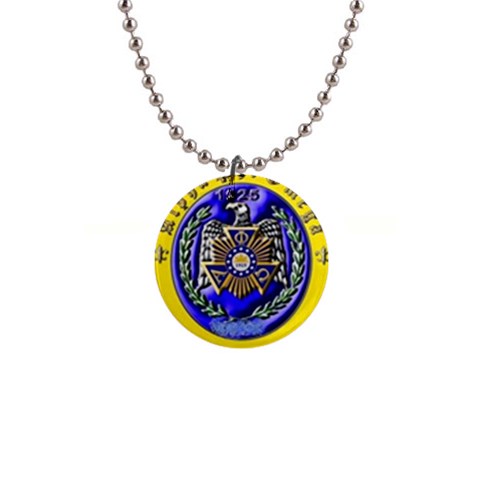 apo 1  Button Necklace from ArtsNow.com Front