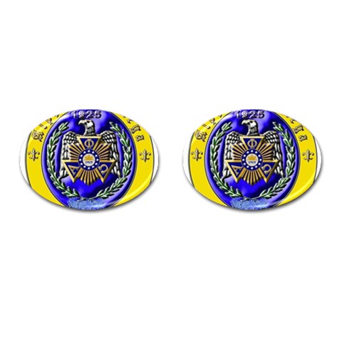 apo Cufflinks (Oval) from ArtsNow.com Front(Pair)