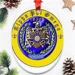 apo Oval Ornament (Two Sides)