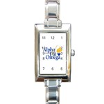 a phi que  Rectangular Italian Charm Watch
