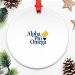 a phi que  Ornament (Round)