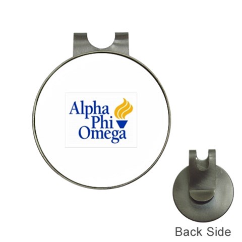 a phi que  Golf Ball Marker Hat Clip from ArtsNow.com Front