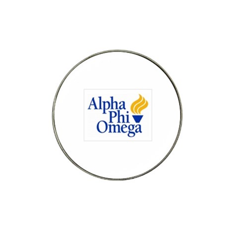 a phi que  Hat Clip Ball Marker from ArtsNow.com Front