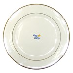 a phi que  Porcelain Plate