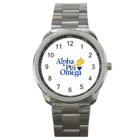 a phi que  Sport Metal Watch from ArtsNow.com Front