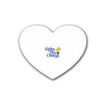 a phi que  Rubber Heart Coaster (4 pack)