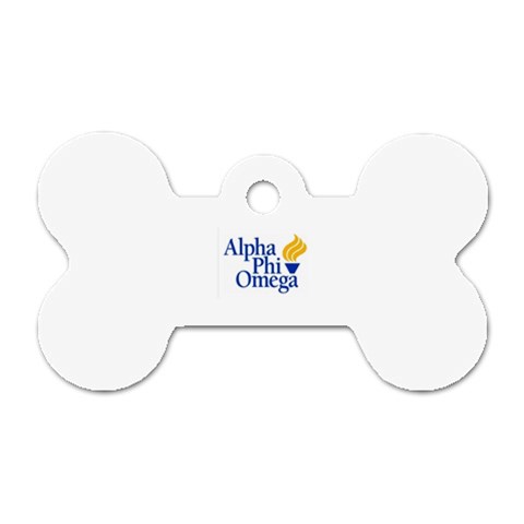 a phi que  Dog Tag Bone (Two Sides) from ArtsNow.com Front