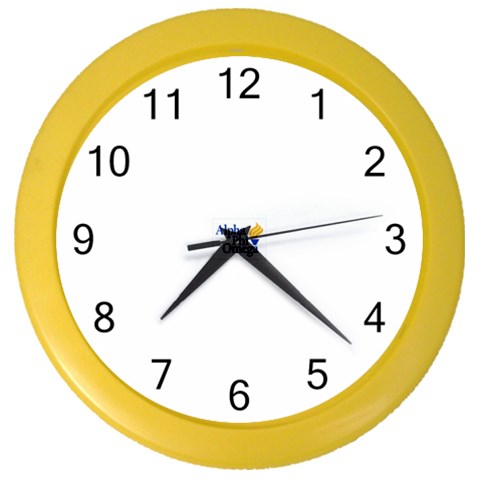 a phi que  Color Wall Clock from ArtsNow.com Front