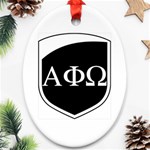 a phi que apo ups  Ornament (Oval)