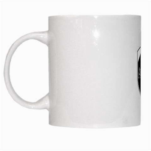 a phi que apo ups  White Mug from ArtsNow.com Left