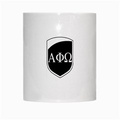 a phi que apo ups  White Mug from ArtsNow.com Center