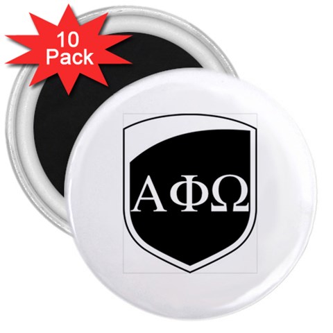 a phi que apo ups  3  Magnet (10 pack) from ArtsNow.com Front