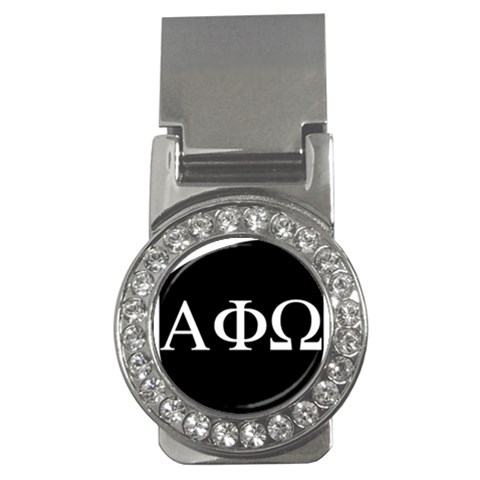 a phi que apo ups  Money Clip (CZ) from ArtsNow.com Front