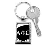 a phi que apo ups  Key Chain (Rectangle)