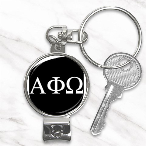 a phi que apo ups  Nail Clippers Key Chain from ArtsNow.com Front