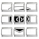 a phi que apo ups  9mm Italian Charm (9 pack)