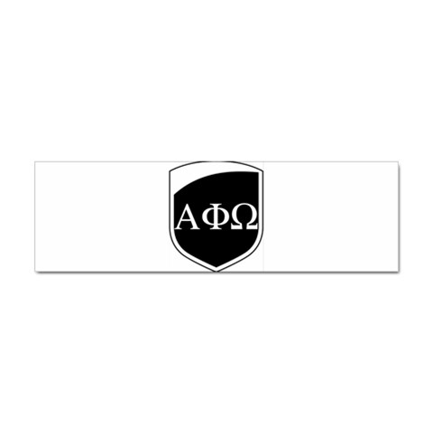 a phi que apo ups  Sticker (Bumper) from ArtsNow.com Front
