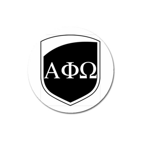 a phi que apo ups  Magnet 3  (Round) from ArtsNow.com Front