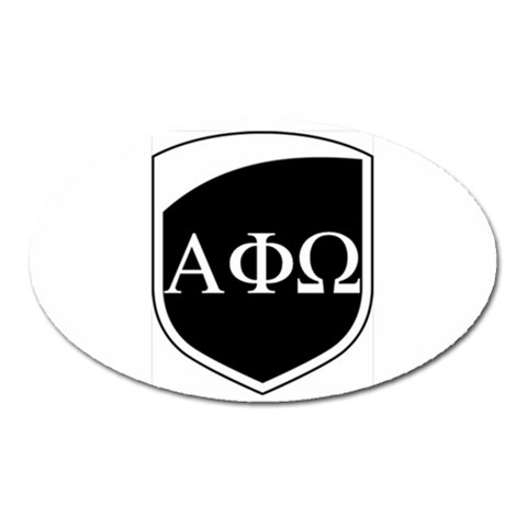 a phi que apo ups  Magnet (Oval) from ArtsNow.com Front