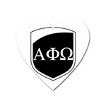 a phi que apo ups  Magnet (Heart)