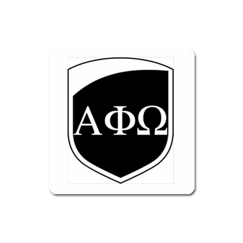 a phi que apo ups  Magnet (Square) from ArtsNow.com Front