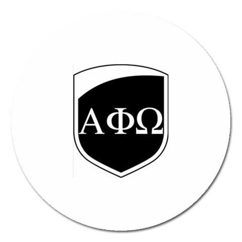 a phi que apo ups  Magnet 5  (Round) from ArtsNow.com Front