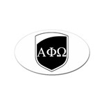 a phi que apo ups  Sticker Oval (100 pack)