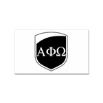 a phi que apo ups  Sticker Rectangular (100 pack)