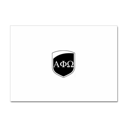 a phi que apo ups  Sticker A4 (10 pack) from ArtsNow.com Front