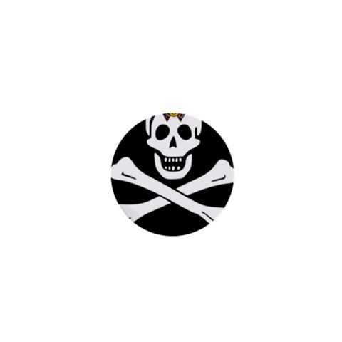 aphi que apo pirate logo 1  Mini Button from ArtsNow.com Front