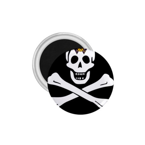 aphi que apo pirate logo 1.75  Magnet from ArtsNow.com Front