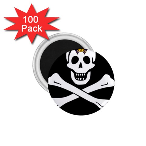 aphi que apo pirate logo 1.75  Magnet (100 pack)  from ArtsNow.com Front