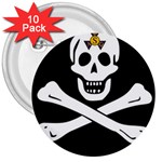 aphi que apo pirate logo 3  Button (10 pack)