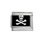 aphi que apo pirate logo Italian Charm (9mm)