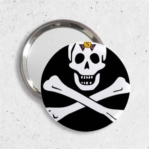 aphi que apo pirate logo 2.25  Handbag Mirror from ArtsNow.com Front